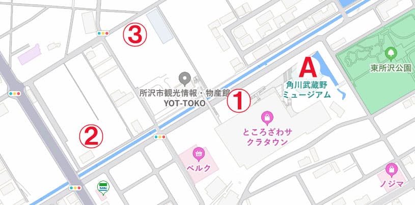 EJアニメミュージアム地図
